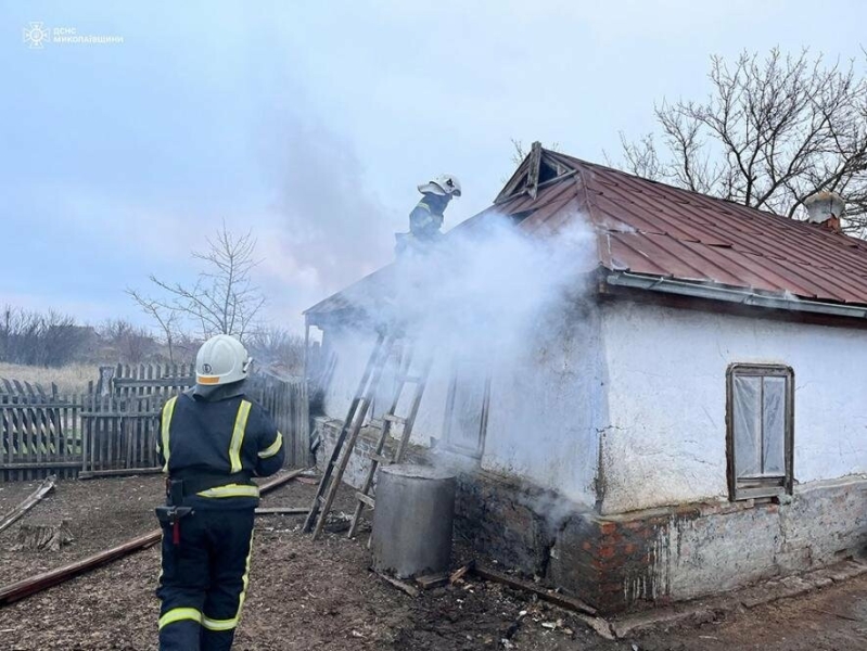 На Миколаївщині сталось 5 пожеж: загинув чоловік, - ФОТО