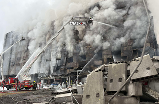 Атака на Київ: репортаж з місця ліквідації наслідків