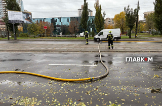 Атака на Київ: репортаж з місця ліквідації наслідків