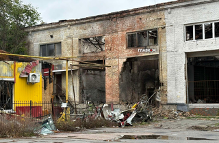 Атака на Київ: репортаж з місця ліквідації наслідків